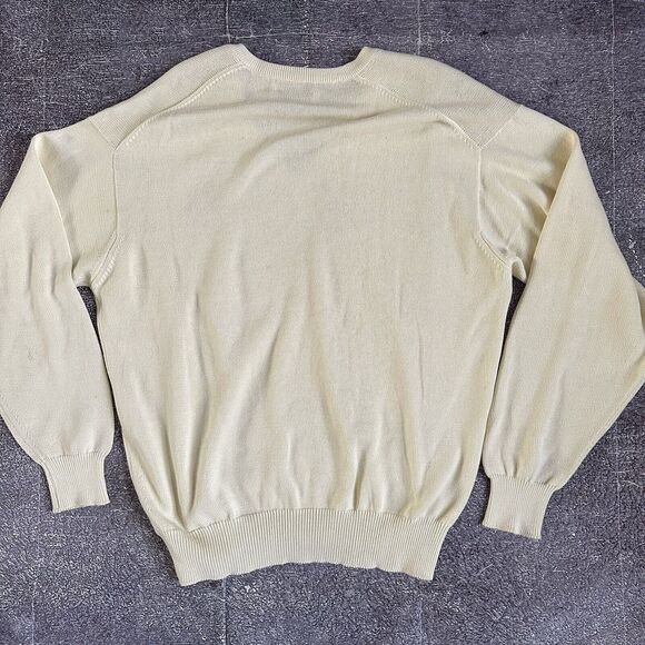 Men's Vintage 70's The Old Course St Andrews British Open V Neck Sweater Sz L - Picture 3 of 3